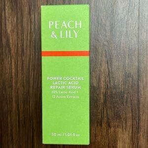NEW Full size Peach & Lily Lactic Acid Repair Serum